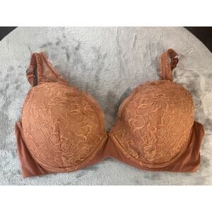 ThirdLove‎ Bra Graphic Lace Plunge Bra Underwire Support Size 40D